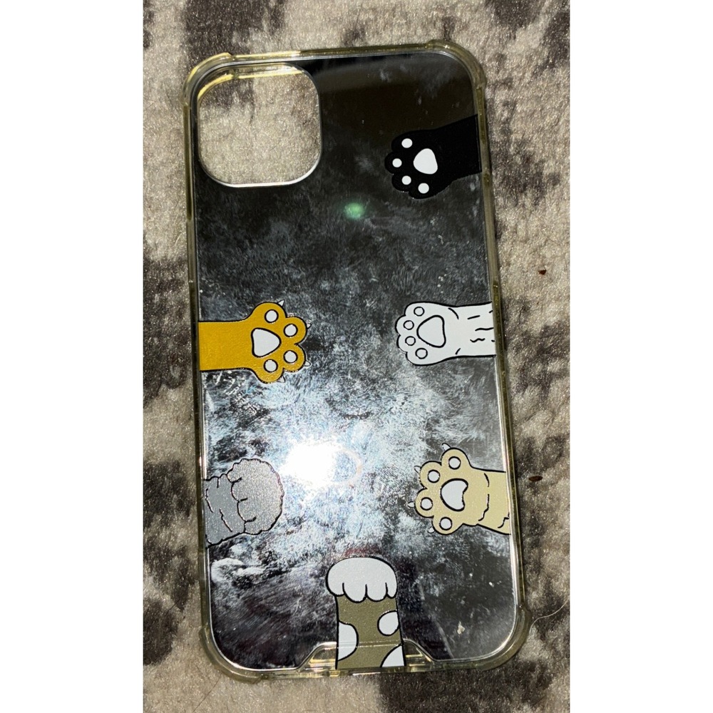 Unbranded iPhone 14 Plus Mirrored Cat Paw Theme